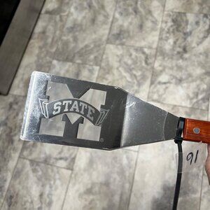 Mississippi State NEW Sports Crest BBQ Spatula Wood & Metal Blade Football